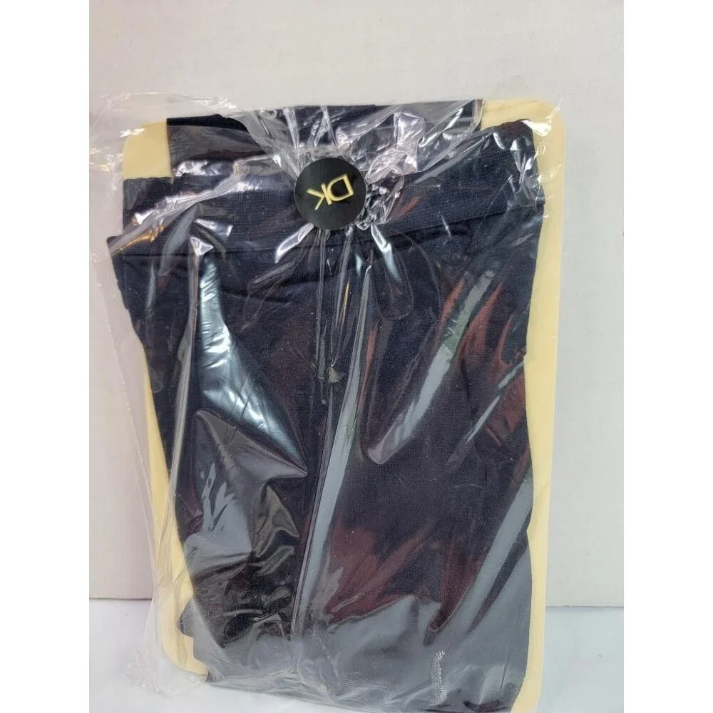 Donna Karan New York Sheer Satin Hosiery Midnight Navy Small Petite Control Top